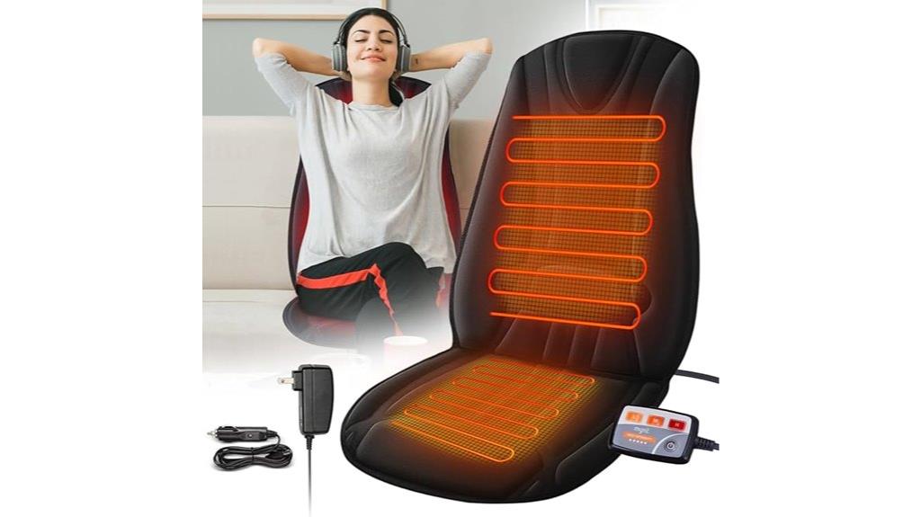 expanded heated seat cover