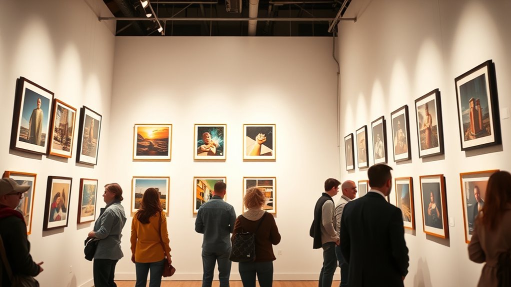 eye level photo placement enhances visual harmony