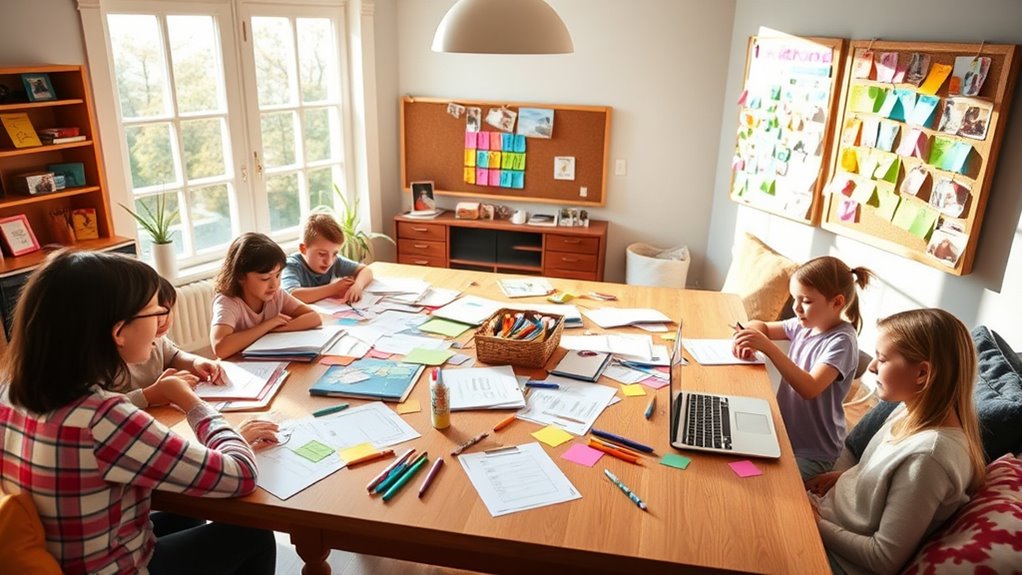 family interests and schedules