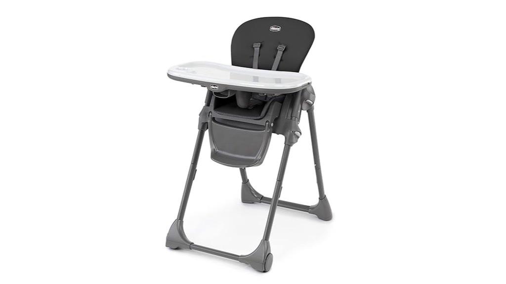 foldable high chair space saving
