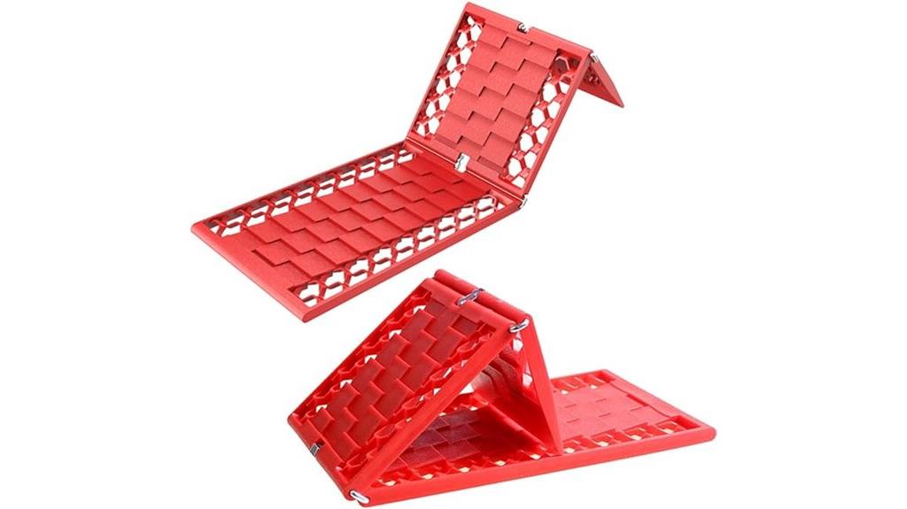 foldable tire traction pads