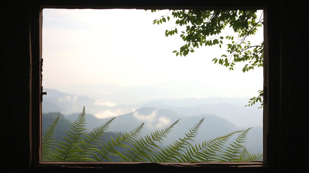 frame natural scenery beautifully