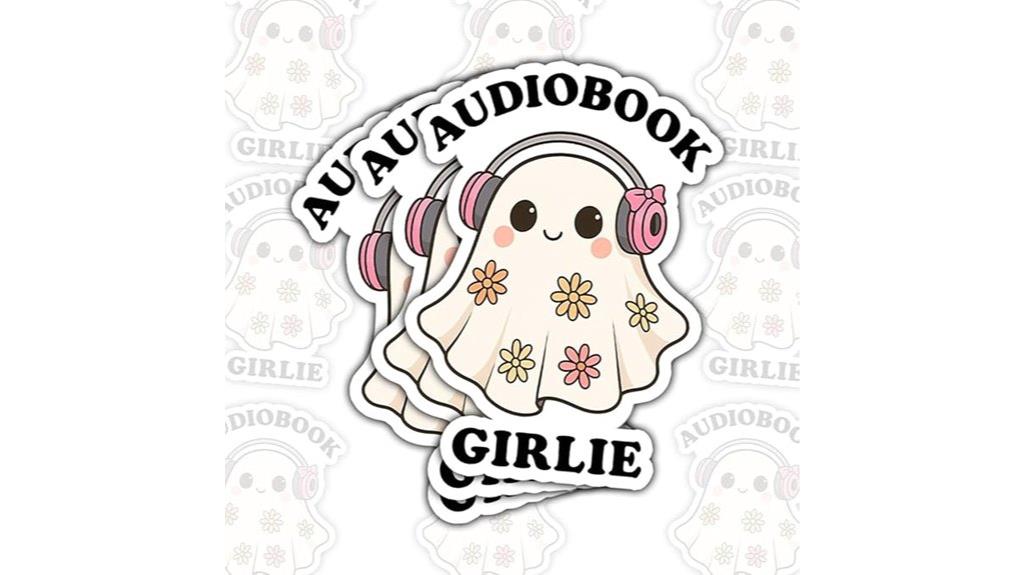 funny audiobook quote decal