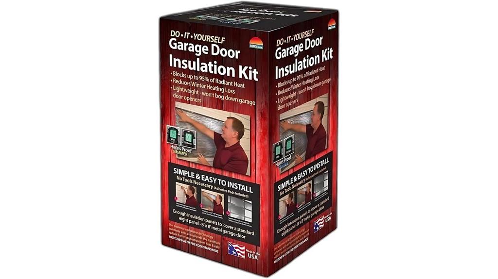 garage door insulation kit