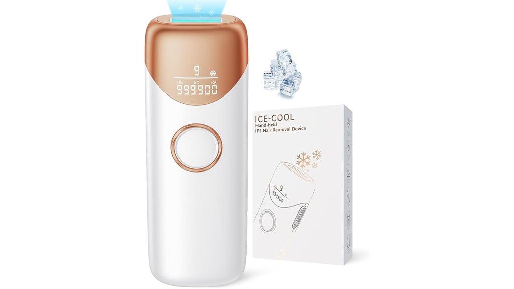 gold ice cooling hair removal