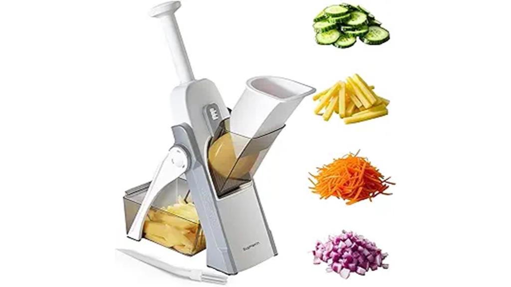 gray kitchen mandoline slicer
