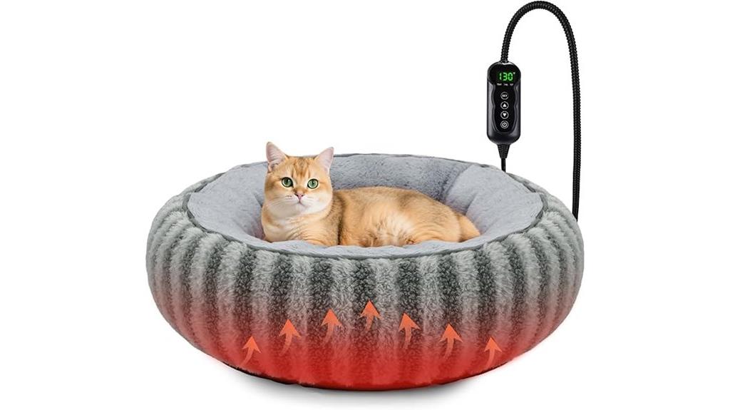 heated indoor cat bed
