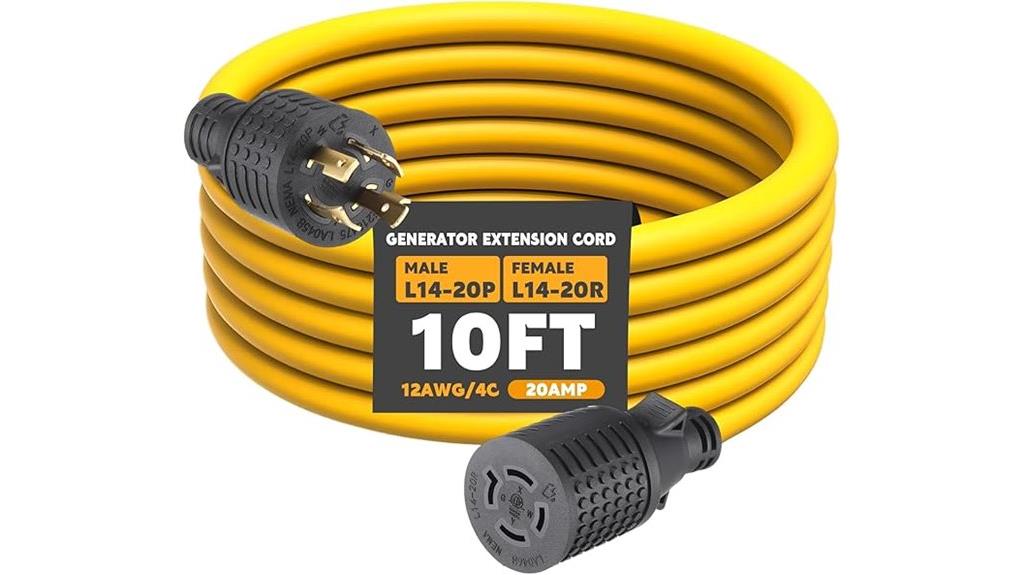 heavy duty 10ft power extension