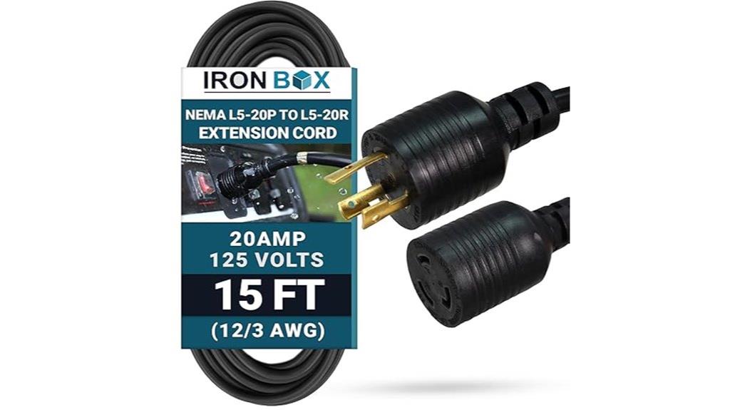 heavy duty 15ft power extension