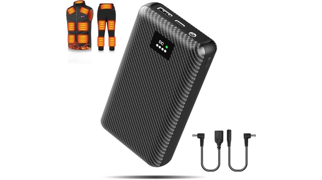high capacity heated vest battery