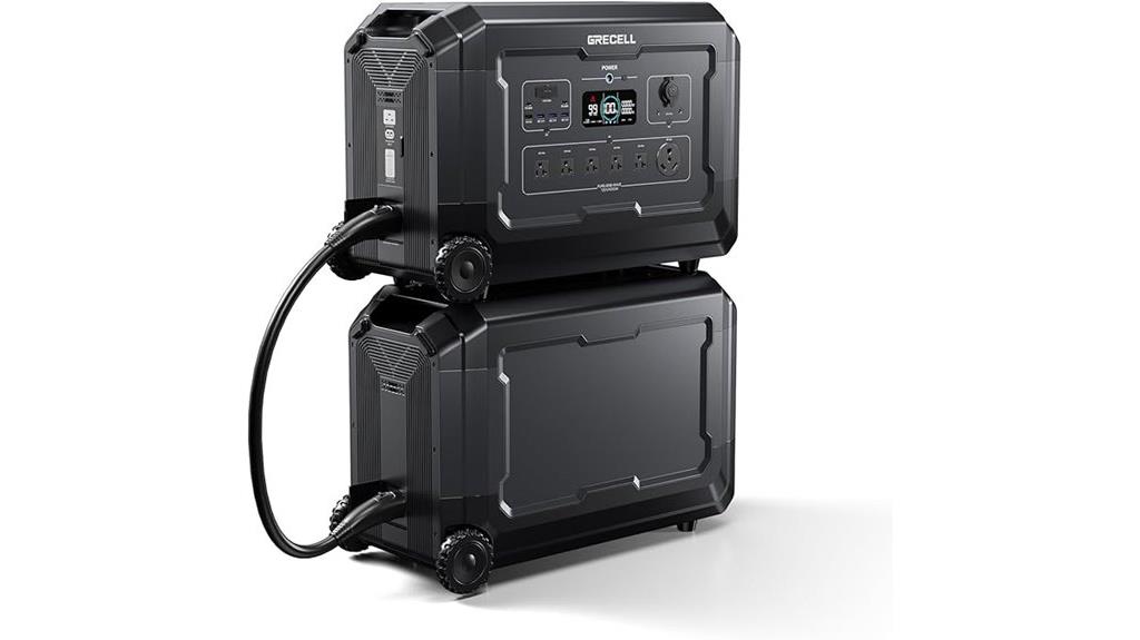 high capacity portable solar generator