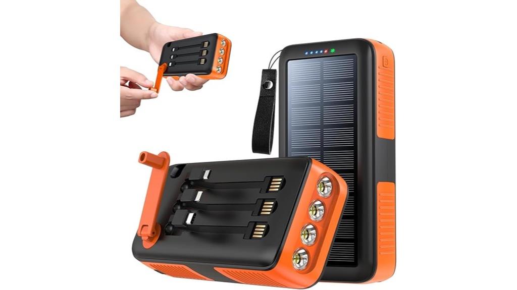 high capacity solar power bank