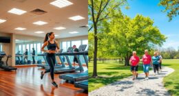indoor and outdoor walking plans