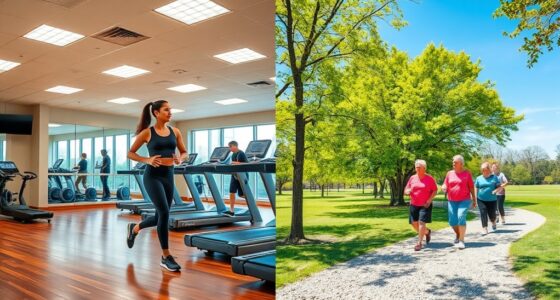 indoor and outdoor walking plans