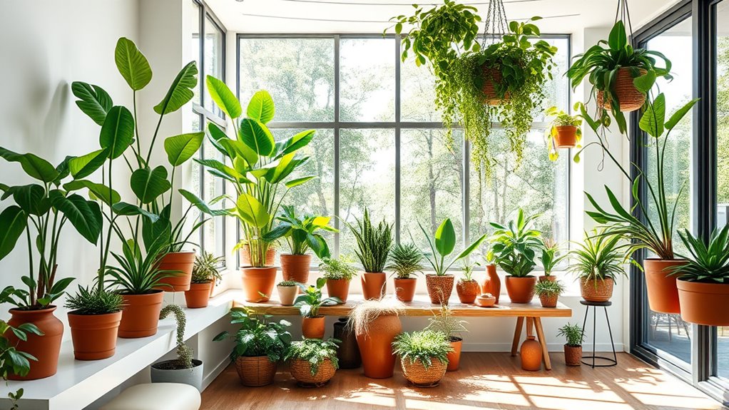 indoor greenery enhances ambiance