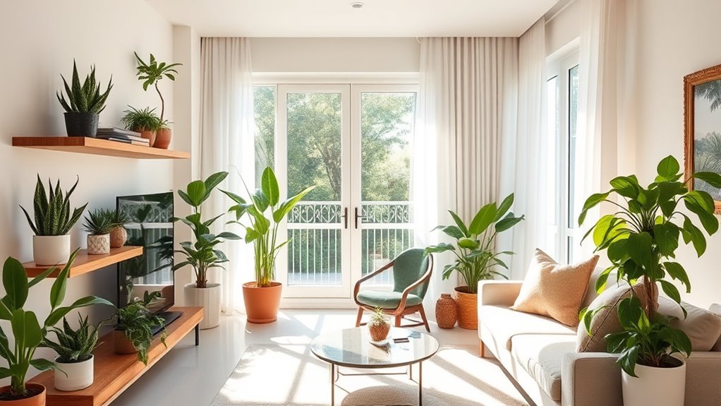 indoor plants improve air quality