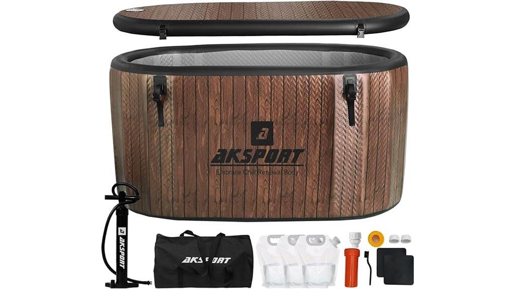 inflatable athlete ice bath