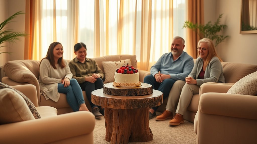 keep celebration simple and cozy