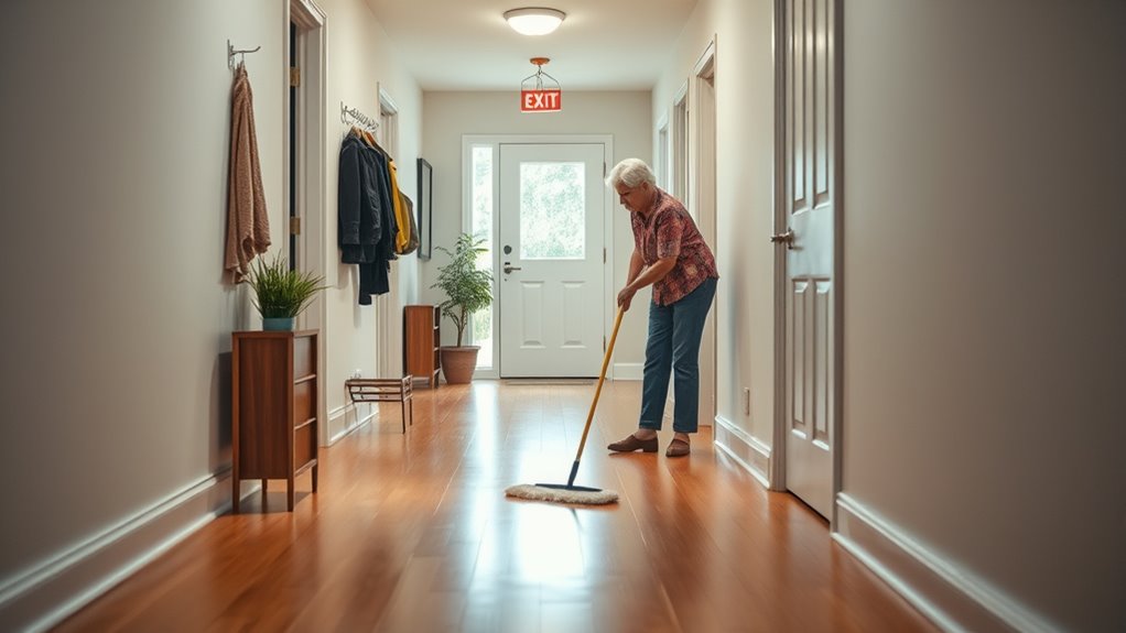 keep exits clear and accessible