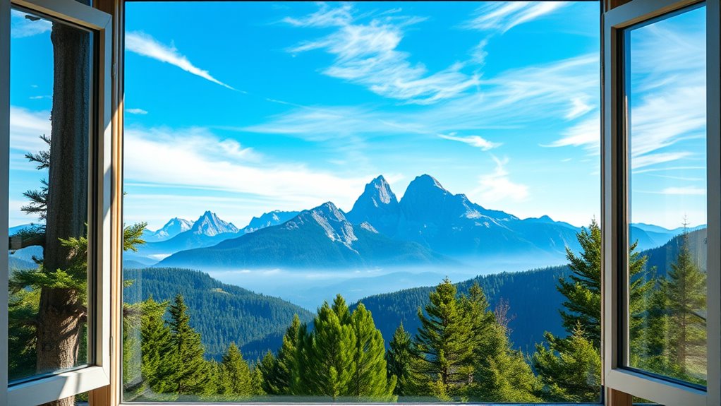 keep windows and surroundings clear