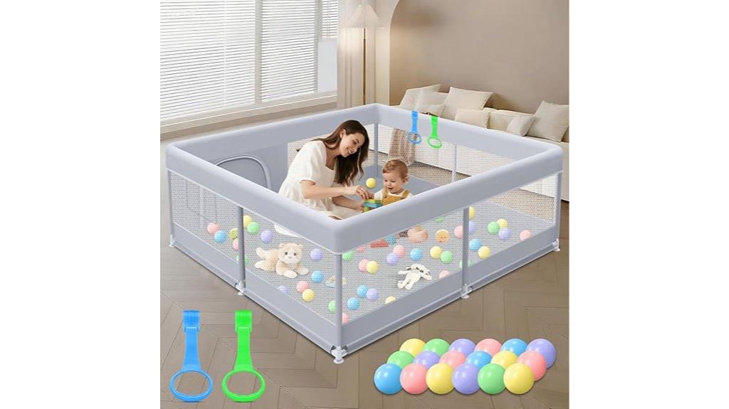large square baby playpen