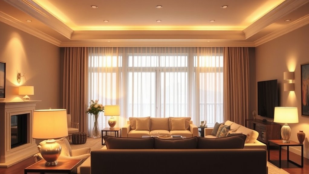 layered lighting for vision