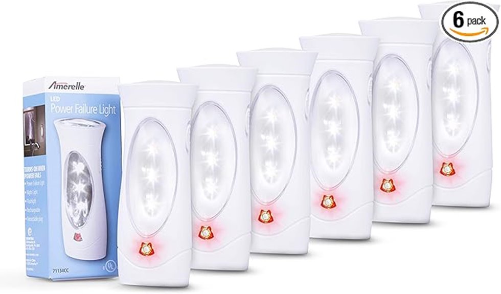 led emergency lights pack