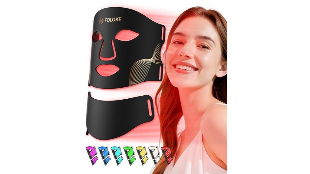 led skin therapy mask