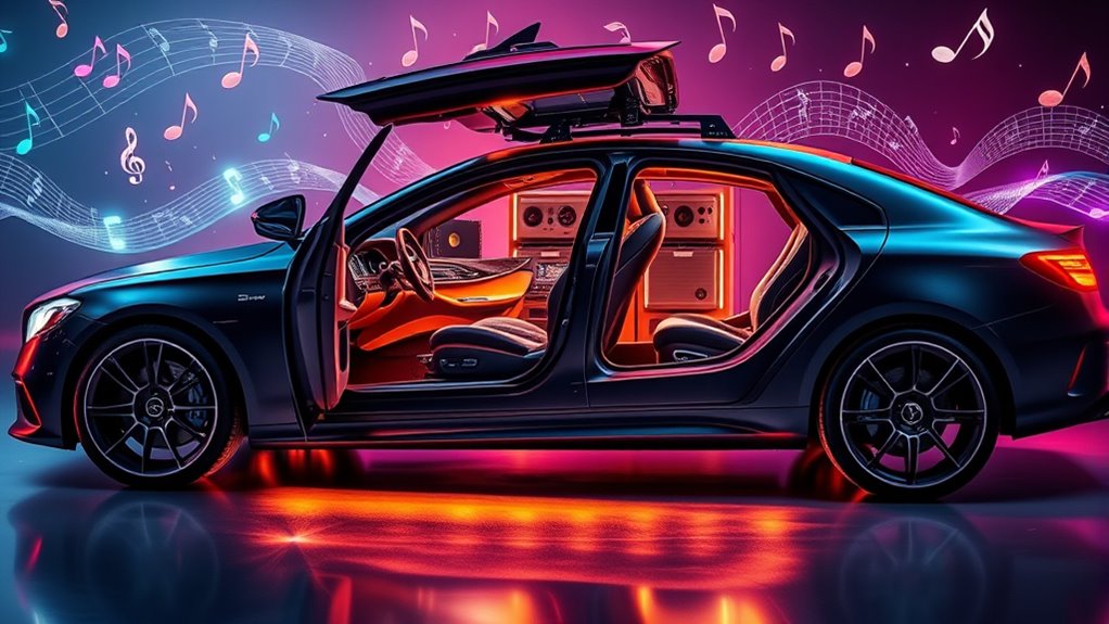 luxury car immersive sound
