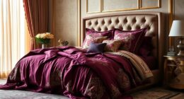 luxury king bed bedding