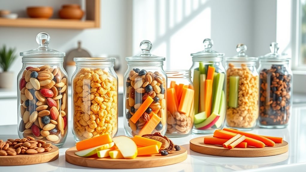 make healthy snacks accessible