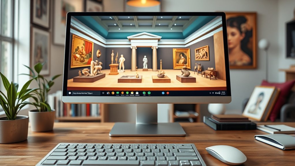 master digital exhibit navigation