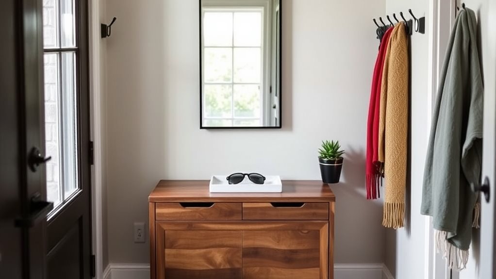 maximize small entryway efficiency