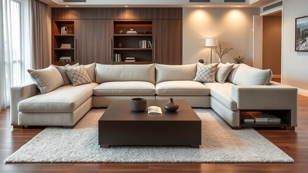 maximize space with hidden storage