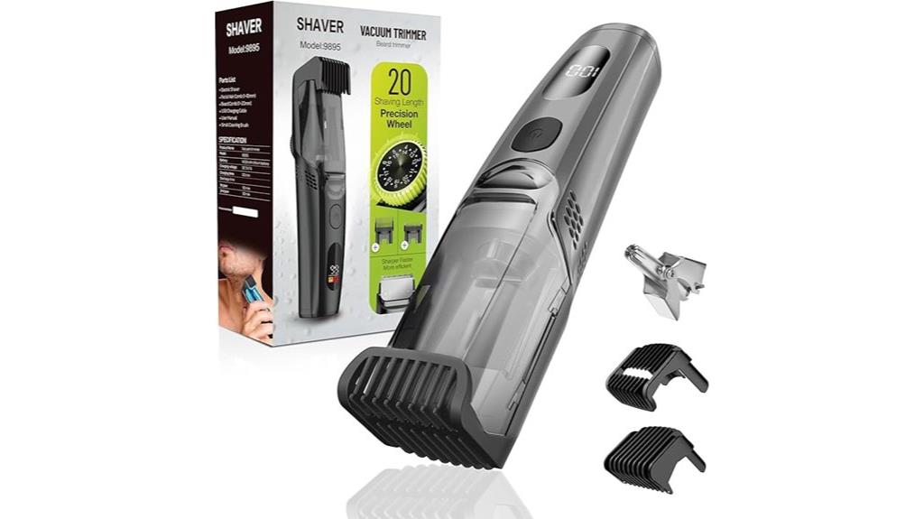 men s vacuum beard trimmer