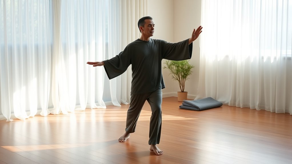 mindful balanced movement practice