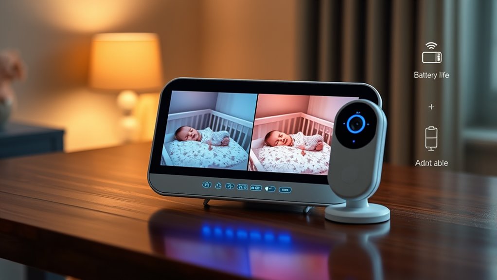 monitor features and security