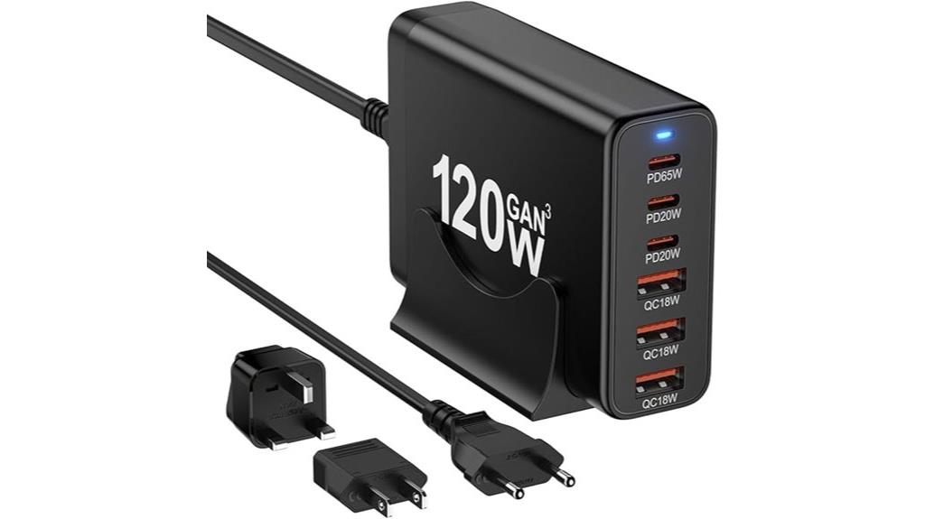multi device usb c charging station