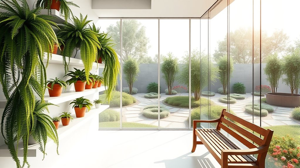 natural light and scenic views