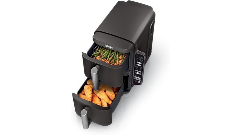 ninja 8qt doublestack fryer