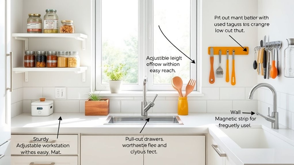 organize kitchen for efficiency