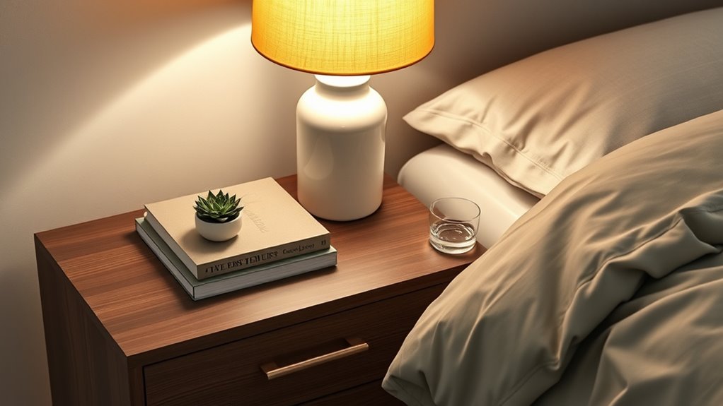 organize nightstand for convenience
