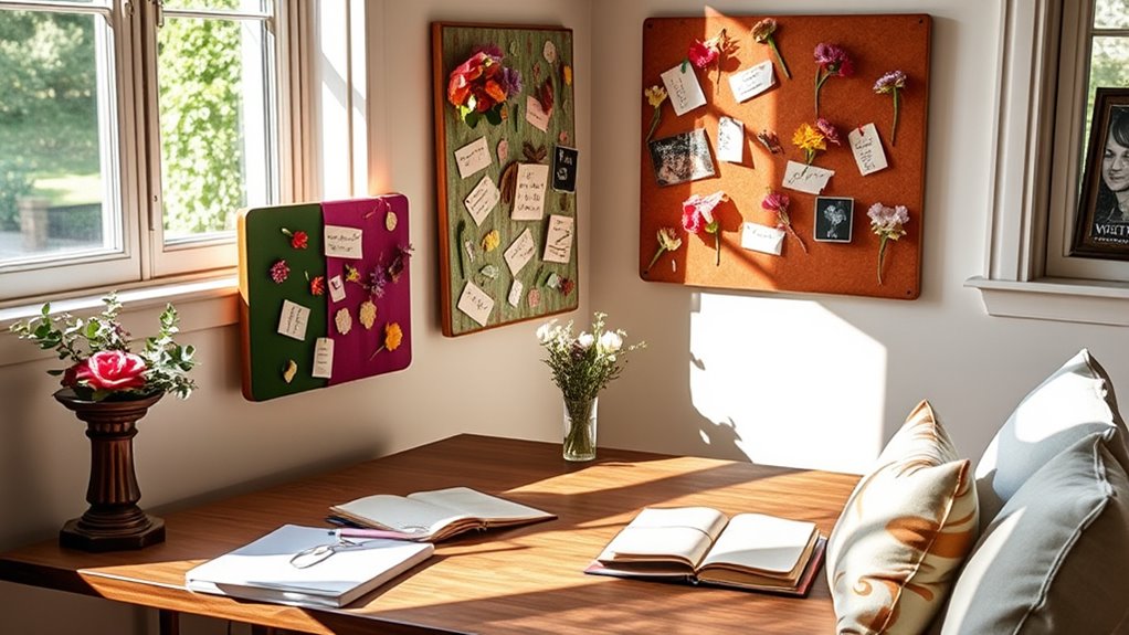 organized creative reflection space