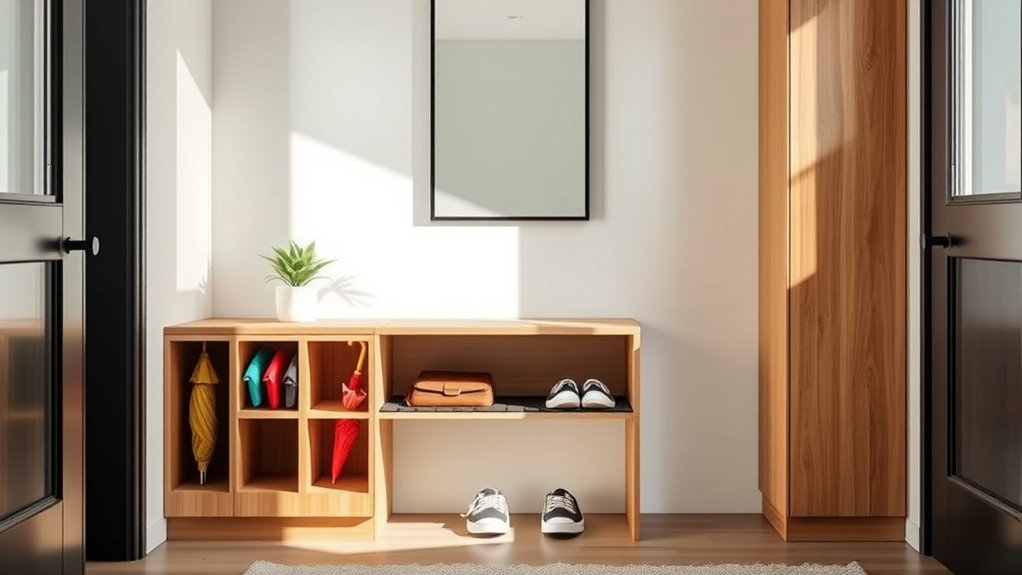 organized entryway storage tips
