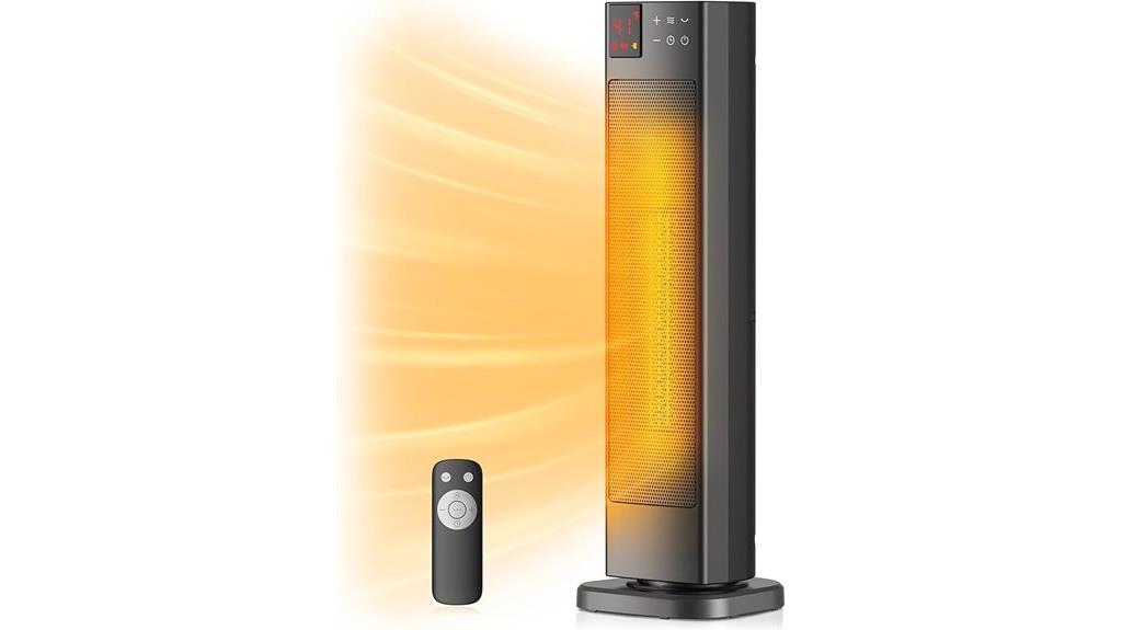 pelonis ceramic oscillating heater