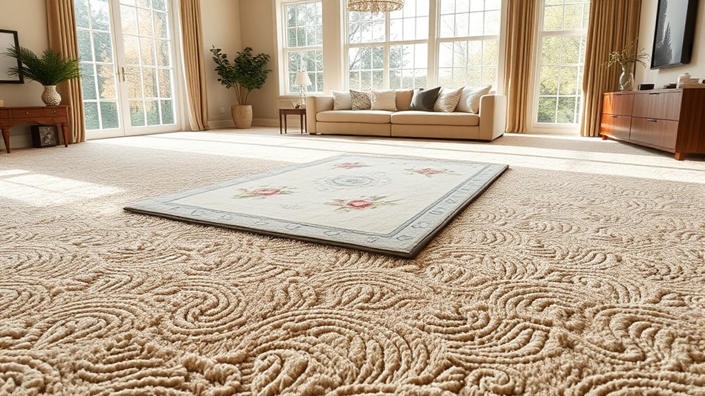 plush rug placement tips