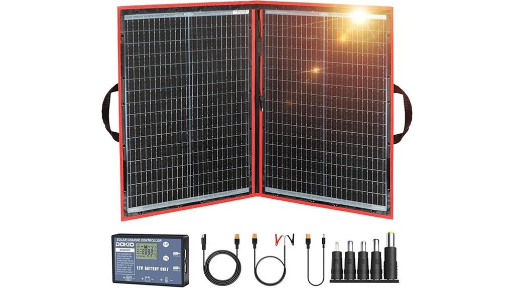 portable 100w solar kit