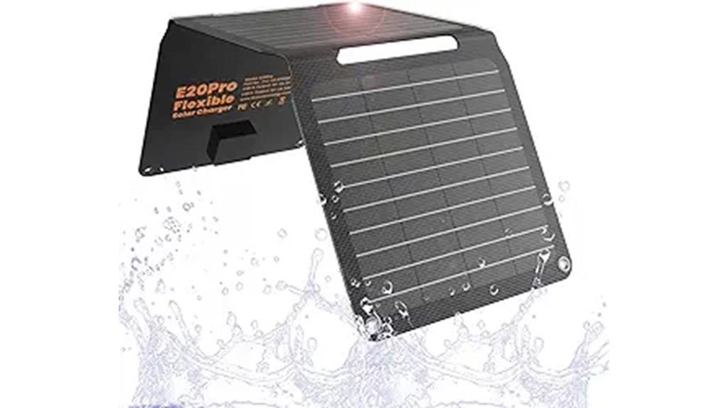 portable 20w foldable solar panel