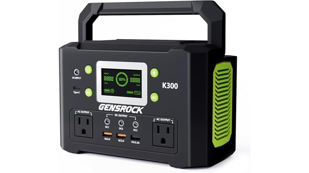 portable 222wh 300w power