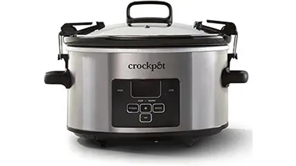 portable 4 quart slow cooker